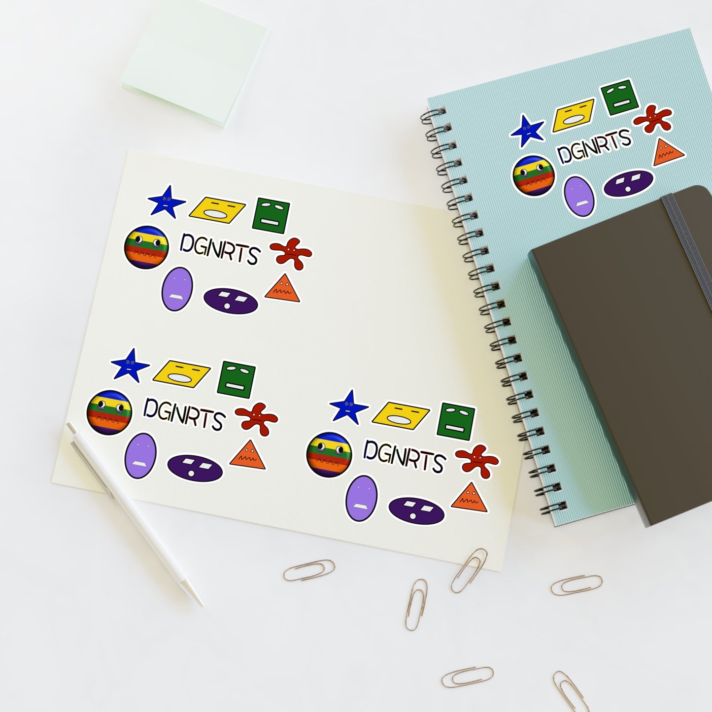 DGNRTS Sticker Sheets