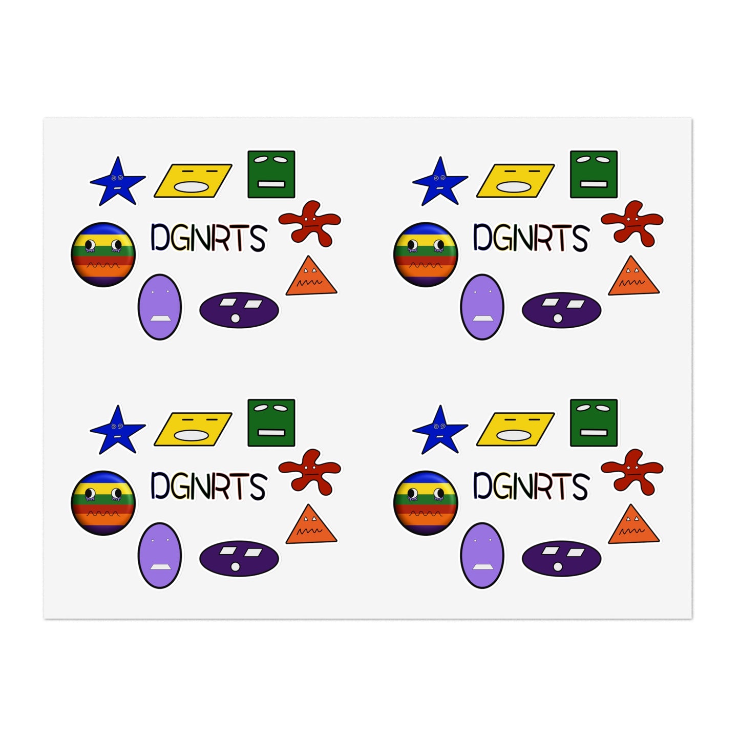 DGNRTS Sticker Sheets